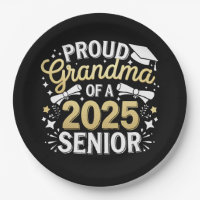 Proud Oma eines Abschlusses mit Abschluss 2025 Gol
