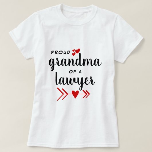 Proud Oma eines Anwalts T-Shirt (Design vorne)