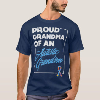 Proud Oma eines Autismus T-Shirt