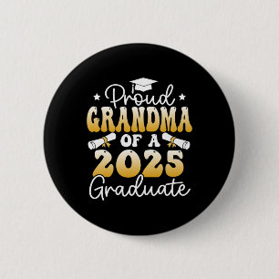 Proud Oma eines CL of 2025 Graduate Senior Grad Button