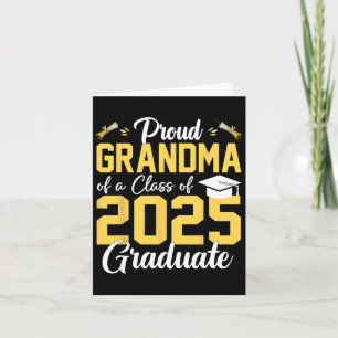 Proud Oma eines CL of 2025 Graduate Senior Grad Karte