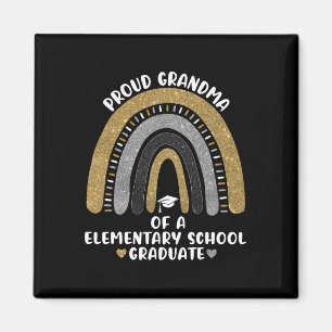 Proud Oma eines Grundschulregen Magnet