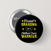 Proud Oma eines Krebserregers im Kindesalter Aware Button (Vorne & Hinten)