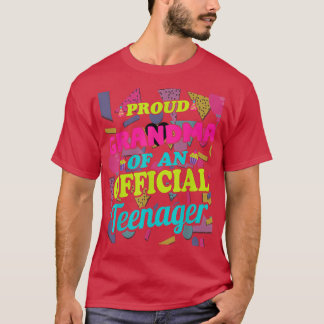 Proud Oma eines Offiziellen Teenagers 13. Geburtst T-Shirt
