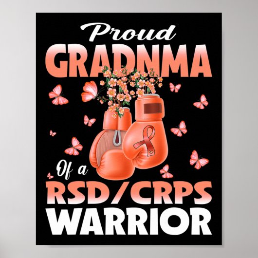 Proud Oma eines Rsd Crps Krieger Bewusstsein Boxi Poster (Vorne)