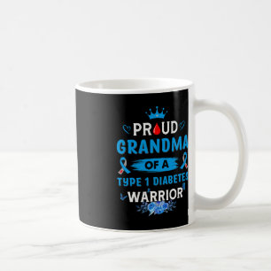 Proud Oma eines Typ-1-Diabetes-Kriegers TD1 Dia Kaffeetasse