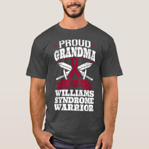 Proud Oma eines Williams-Syndrom Warrior Aware T-Shirt