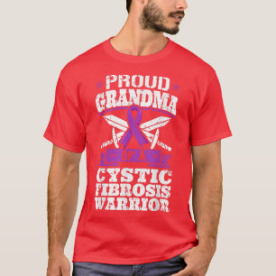 Proud Oma eines zystischen Fibrose Krieger Awarene T-Shirt