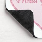 Proud Oma Mousepad, Rosa Mousepad (Ecke)
