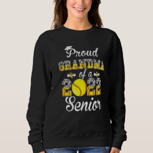 Proud Oma of a 2022 Senior Leopard Softball Ga Sweatshirt
