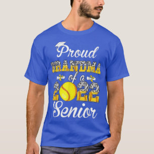 Proud Oma of a 2022 Senior Leopard Softball Ga T-Shirt