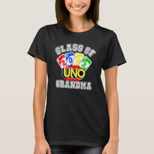 Proud Oma of a 2023 Senior Uno Class 2023 Gra T-Shirt