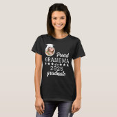 Proud Oma of a Graduate Family Abschluss 2025 T-Shirt (Vorne ganz)