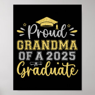 Proud Oma of a Graduate Senior Abschluss 2025 Poster