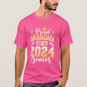 Proud Oma of a Senior Graduate Proud Seni 2024 T-Shirt