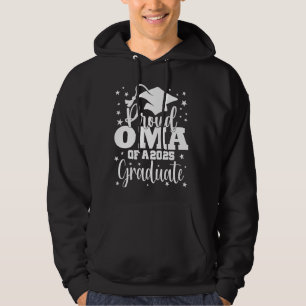 Proud Oma of Class of 2025 Graduate Senior Graduat Hoodie