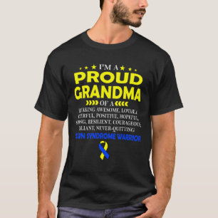 Proud Oma of Down Syndrome Warrior T-Shirt