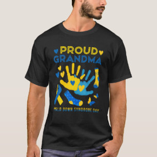 Proud Oma T21 World Down Syndrome Awareness Da T-Shirt