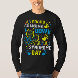 Proud Oma T21 World Down Syndrome Awareness Da T-Shirt
