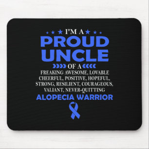 Proud Onkel Alopezie Krieger Mousepad