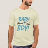 Proud Onkel Baby Boy T - Shirt und Geschenke (Vorderseite)