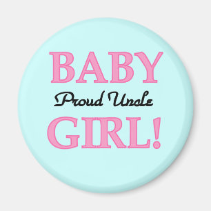 Proud Onkel Baby Girl Tshirts und Geschenke Magnet