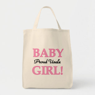 Proud Onkel Baby Girl Tshirts und Geschenke Tragetasche