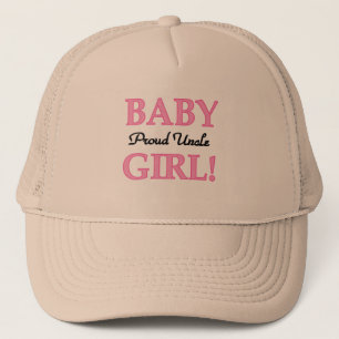 Proud Onkel Baby Girl Tshirts und Geschenke Truckerkappe