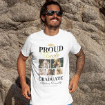 Proud Onkel des Graduate T - Shirt<br><div class="desc">Erleben Sie Ihren Stolz und Ihre Freude als Neffe oder Nichte-Absolventen mit unseren speziell entworfenen White & Gold Abschluss Zeremonie T - Shirt. Diese maßgeschneiderten Stücke, komplett mit klassischem Studentendesign, fünf persönlichen Fotos, der kühnen Aussage "stolzer Onkel des Absolventen" und personalisiert mit Ihrem Notennamen, Studienort und Klassenzeitraum, machen eine eindeutige...</div>