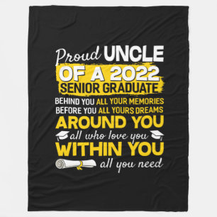 Proud Onkel eines Senior Graduate Senior Senior 22 Fleecedecke