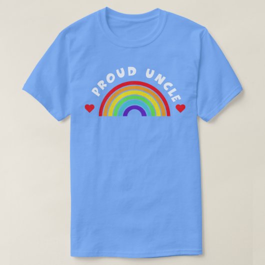 Proud Onkel Tshirt LGBT Pride LGBTQ Support Pri (Design vorne)