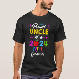 Proud Onkel von 2024 Vorschulabschluss Pre-K Famil T-Shirt