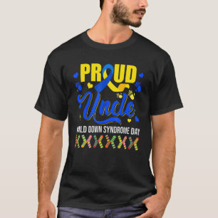 Proud Onkel World Down Syndrome Awareness Niedlich T-Shirt