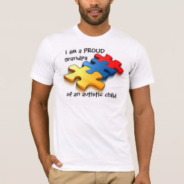 Proud Opa Autistic Child T-Shirt