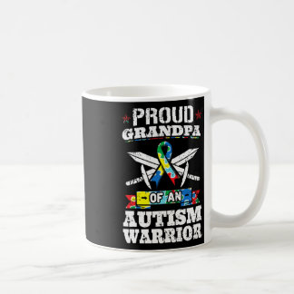 Proud Opa eines Autismus Kriegers Autistische Ware Kaffeetasse