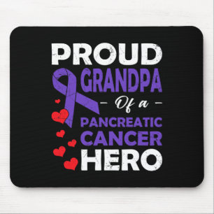 Proud Opa eines krebserregenden Helden-Kriegers Mousepad