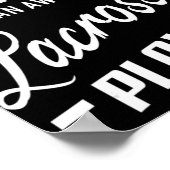 Proud Opa eines Phantastischen Lacrosse Players Poster (Ecke)