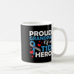 Proud Opa eines Typ 1 Diabetes Hero Warrior su Kaffeetasse