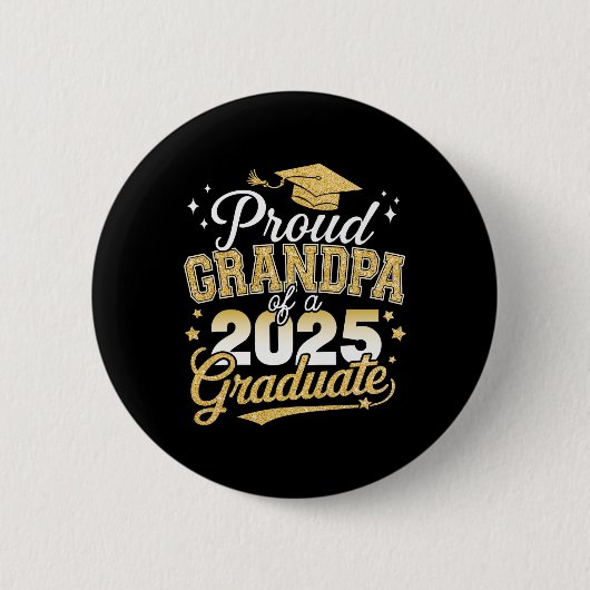 Proud Opa mit einer Cl von 2025 Grad Grad Button (Vorderseite)