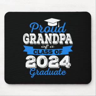 Proud Opa of 2024 Graduate Phantastisch Family Col Mousepad