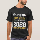 Proud Opa von 2020 Graduate White T-Shirt (Vorderseite)