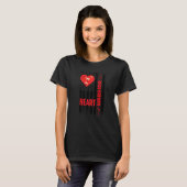 Proud Open Heart Surgery Warrior Open Heart Surger T-Shirt (Vorne ganz)