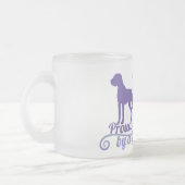 Proud owned by a Great Dane purple Mattglastasse (Links)