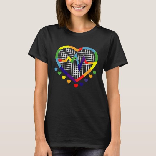 Proud Pansexual Transgender Queer LGBTQ+ Love Equa T-Shirt (Vorderseite)
