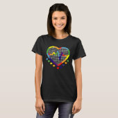 Proud Pansexual Transgender Queer LGBTQ+ Love Equa T-Shirt (Vorne ganz)