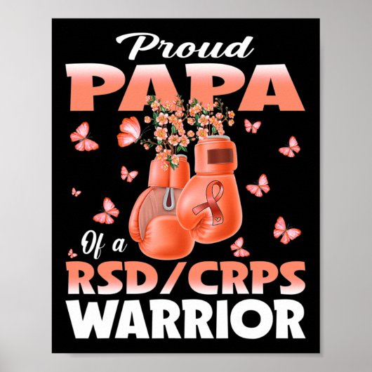 Proud Papa eines Rsd-Crps-Krieger-Sensibilisierung Poster (Vorne)