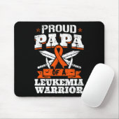 Proud Papa of a Leukemia Warrior Vater Bewusstsein Mousepad (Mit Mouse)