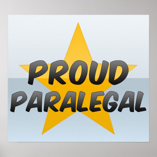 Proud Paralegal Poster (Vorne)