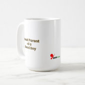 "Proud Parent of a Good Boy" Funny Dog Lover Coffe Kaffeetasse (Vorderseite Links)