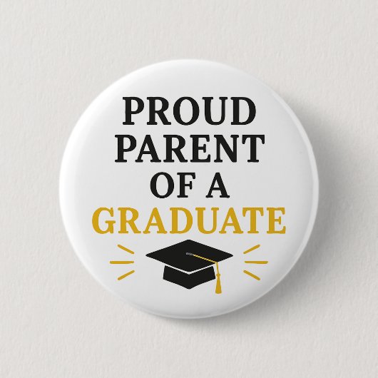 Proud Parent of a Graduate Button (Vorderseite)